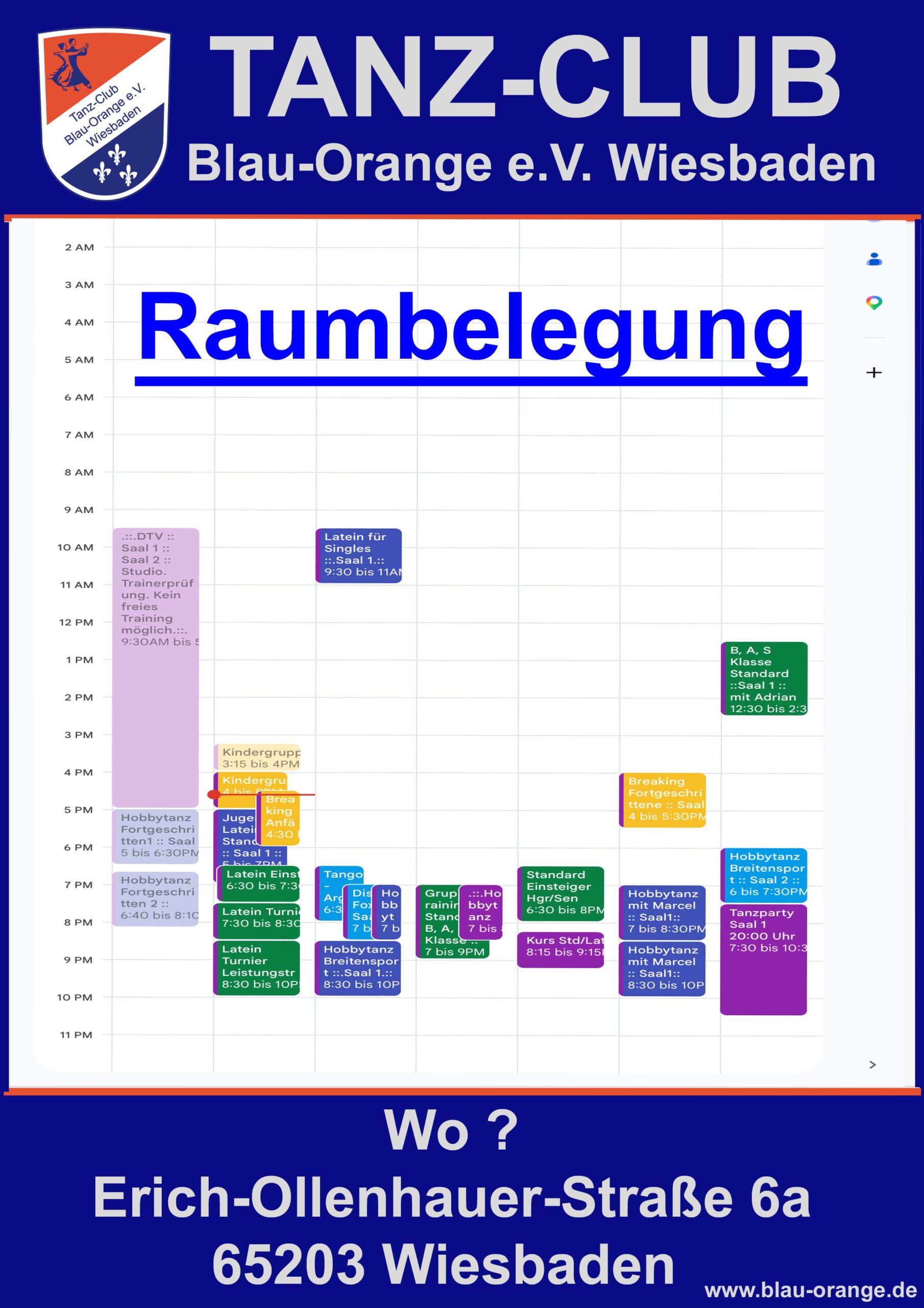 Raumbelegung